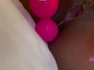 Putting Pink Vaginal Balls in my Pussy. I Love to Feel them inside ...