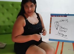 Sexy Chubby Latina Talking Dirty Joi My First Video: I Give Instruc...