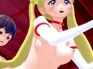 Horny Student Sailor Moon Passionately Sucks Dick l 3D SFM hentai u...