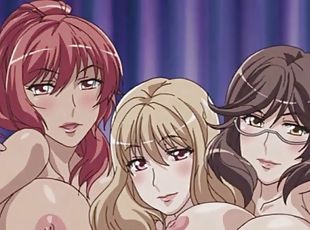 büyük-göğüsler, orta-yaşlı-seksi-kadın, vajinadan-sızan-sperm, grup-sex, animasyon, pornografik-içerikli-anime