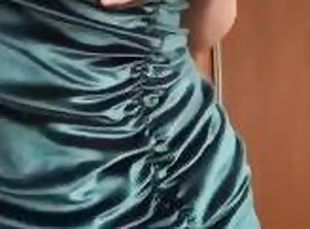 Sexy dance for you in a velvet dress