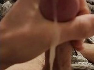 masturbation, ejaculation-sur-le-corps, énorme-bite, gay, ejaculation, solo, bite