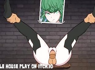 Tatsumaki Legs Spread In Glory Hole BDSm Bondage One Punch Man Hentai - Hole House