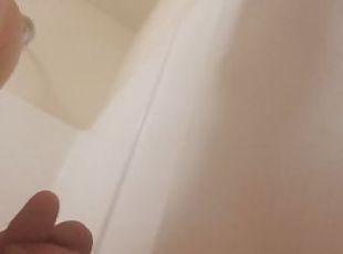 amatør, cumshot, stor-pikk, pov, cum, alene, pikk