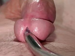 amateur, ejaculation-sur-le-corps, gay, point-de-vue, ejaculation, solo, insertion