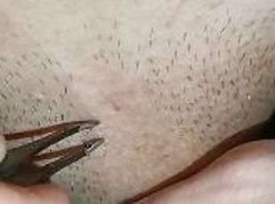 This is called penis hair pulling, and its very painful (A Hao)