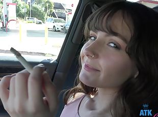 Homemade POV video of a brunette babe being fucked - Serena Hill