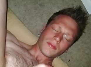 amatör, cumshot, gigantisk-kuk, gay, college, sprut, massiv, ensam, twink, kuk