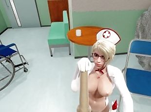 masturbation, amateur, ejaculation-sur-le-corps, médecin, énorme-bite, branlette, secousses, hentai, 3d, bite