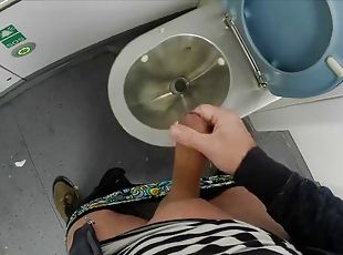 Got horny on the moving train and jerked off in the toilet