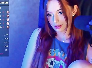 Voiceprinces russian redhead cam tease playing with tongue