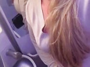 Masturbation on plane