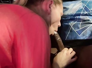 Blonde Teen Cheats On Bf Fucks Bbc In Her Car Publicly In Parking D...