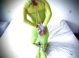 amateur, bdsm, ligotée, fétiche, solo, bondage