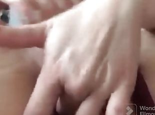 Wife fingering pussy and ass while on vacation pt.2 (loud moaning, ...