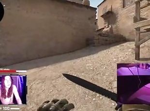 Trans slut's CSGO stream gets way too intense with new Lovense toy