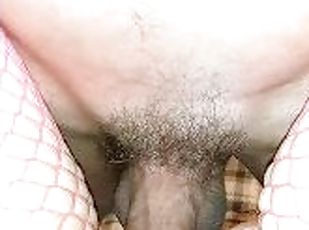 My view of his cock about to explode inside of me