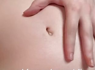 Close Up Of My Pregnant Belly Button..