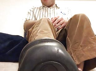 Stomp & Bend Homo's Cock With Boots CBT PREVIEW