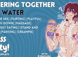 Showering Together Saves Water [BFE] [Shower Sex] [Creampie]  Audio...