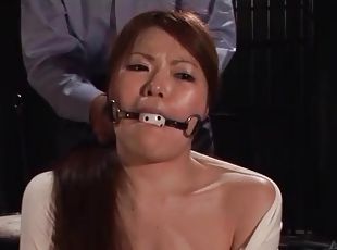 Sweet girl gagged and dominated in jail