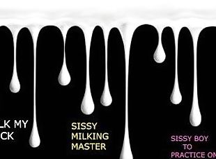 SISSY CUTE FEM BOY MILKING MASTER (audio roleplay) full audio on on...