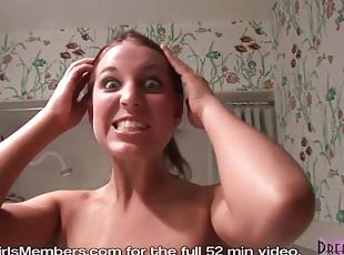 Homemade Video Of 2 Brunette Hotties Showing Off - Homemade