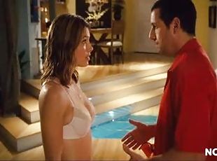Adam Sandler Feeling Jessica Biel's Amazing Tits