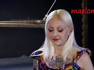 storatuttar, brudar, tonåring, bdsm, blond, kinky, rumpa-butt, bondage, smisk