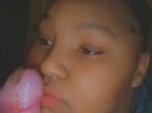 CaramelCookieee Gets Tongue Slapped With Some Dick As She Gives Slo...