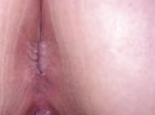 masturbation, orgasm, fitta-pussy, kvinnligt-sprut, amatör, creampie, bbw, fingerknull, ensam, rakad