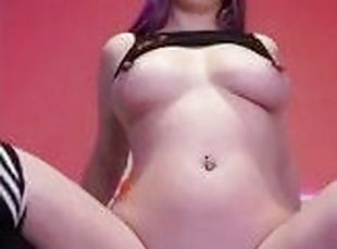 Deepest Pussy on the Internet! MILF Size Queen Fucks Massive Dildo DEEP- MBP from All Night Toys