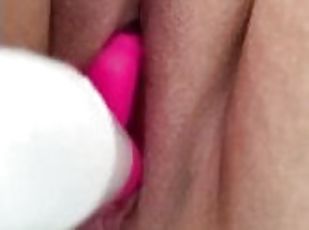 Cumming so fast in the shower with my rabbit toy and creamy little ...