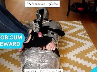 orgasm, bdsm, fötter, fetisch, bondage, footrunk