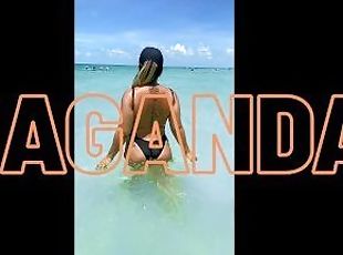 MAGANDA BTS Beach Bikini Vibes! Some fun playing at the place that ...