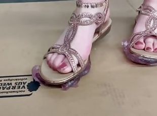 Sticky sandals - Trailer! ???? more and full videos: JuliaApril @ Onlyfans