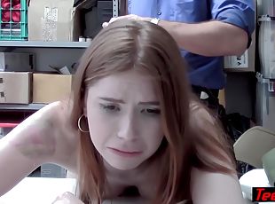 All Natural Redhead Teen Shoplifter Gets Fucked By A Dirty Cop - Pe...