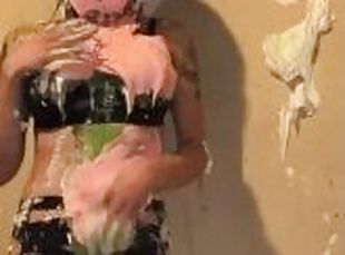 Bossy gets discipline with pies and slime and then gets railed by d...