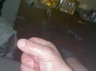 masturbation, amateur, énorme-bite, secousses, solo, bite