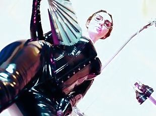 Domina Eva Latex PVC Vinyl Fetish Big Ass Milf Femdom Mistress Big ...