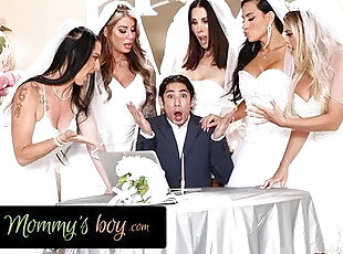 Furious Milf Brides Reverse Gangbang Hung Wedding Planner for Weddi...