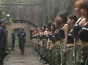 Asian woman soldiers