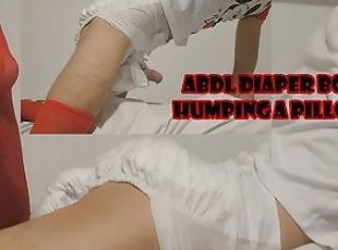 ABDL DIaper Boy Humping A Pillow