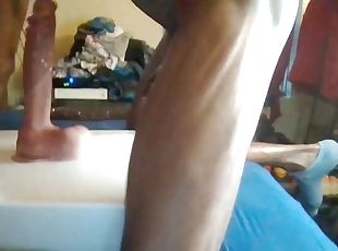 énorme, masturbation, amateur, anal, ébène, jouet, hardcore, gay, black, chevauchement