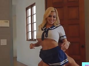 A blonde student fucks with a tutor for better grades - full video ...