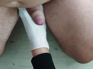 Hard Kicking in the Balls in Socks! Ballbusting CBT Femdom BDSM Mis...