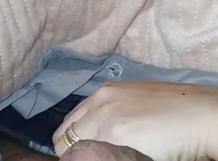 Stepmom first jerks off and then sucks and swallows stepsons sperm ...