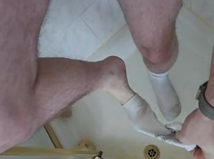 papá, meando, amateur, gay, pies, sucio, fetichista, a-solas, papi, blanca