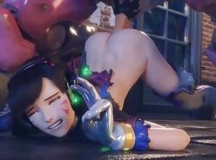 D.va Overwatch Enjoy Hard Anal Fuck With Robot  Best Anal Overwatch...