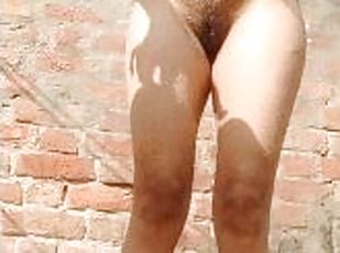 Village Girl Bathing In Winter Season Morning Time Making Her Nude ...